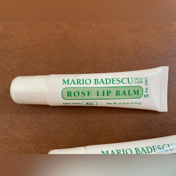 Mario Badescu NWT set of 2! lip balms- Rose Balm and Mint Balm. Lip rescue - Picture 3 of 5